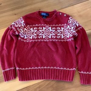 Boys Polo Ralph Lauren Christmas sweater